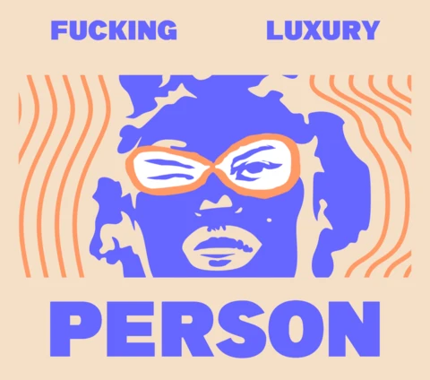 Bold Graphic Design Template Featuring Luxury Person Illustration for Apparel