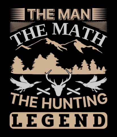 Outdoor Adventure Hunting Legend Design Template