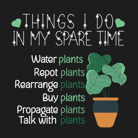 Lista de jardinería divertida plantilla de diseño de camiseta