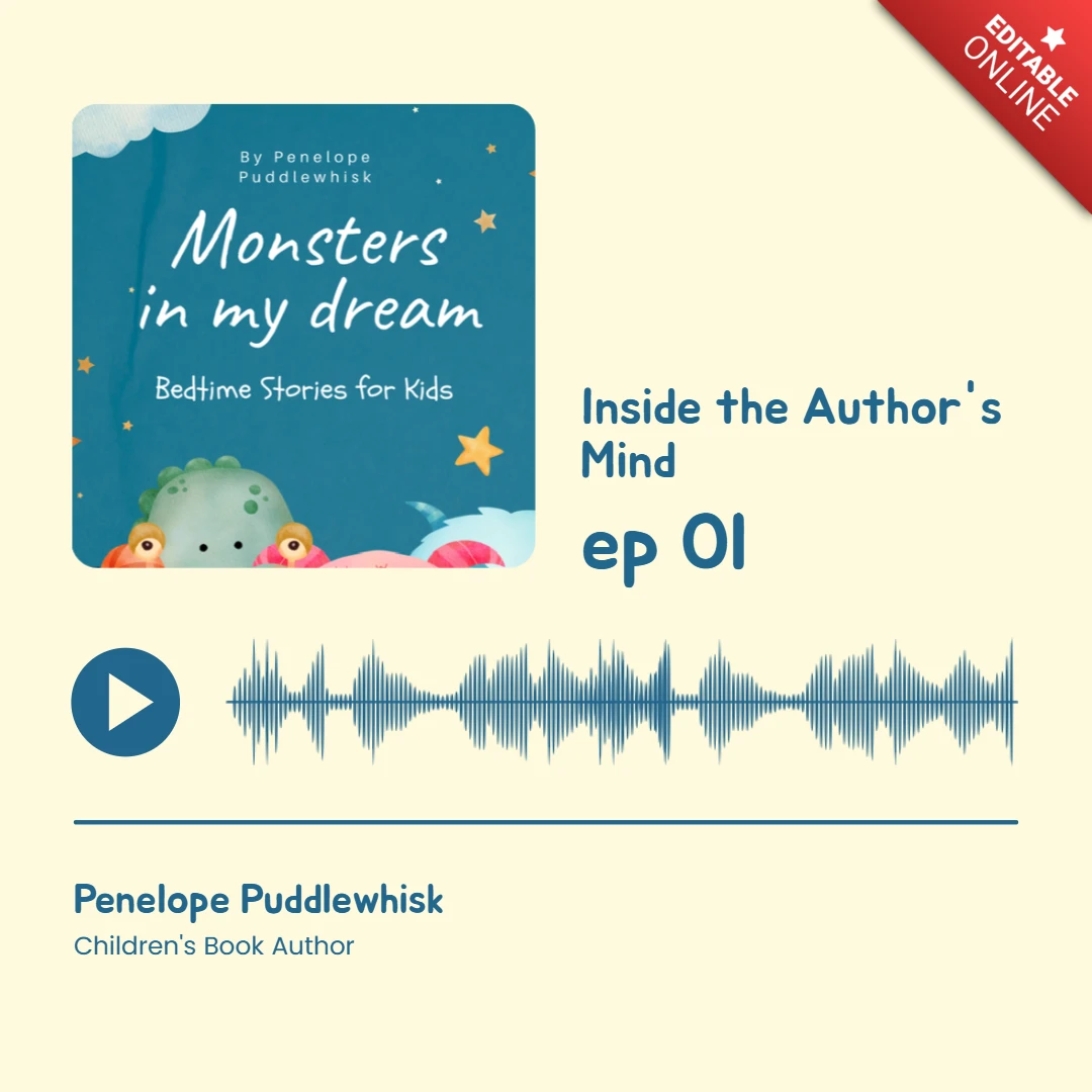 Author Mind Episode 01 Instagram Post Design Template