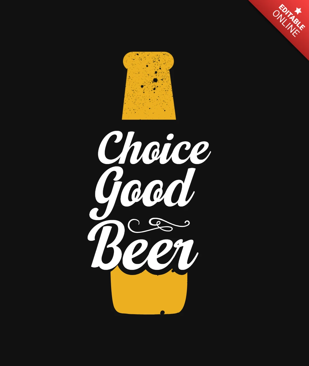 Beer Break T-Shirt Design Template