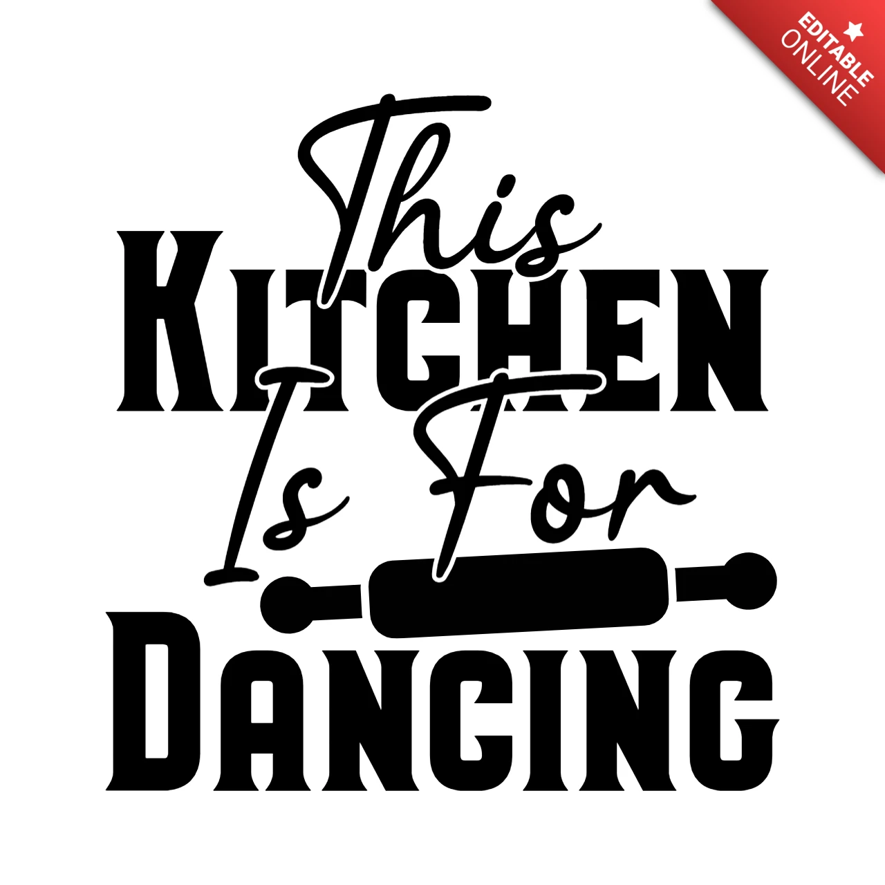 This Kitchen Is For Dancing T-Shirt Design