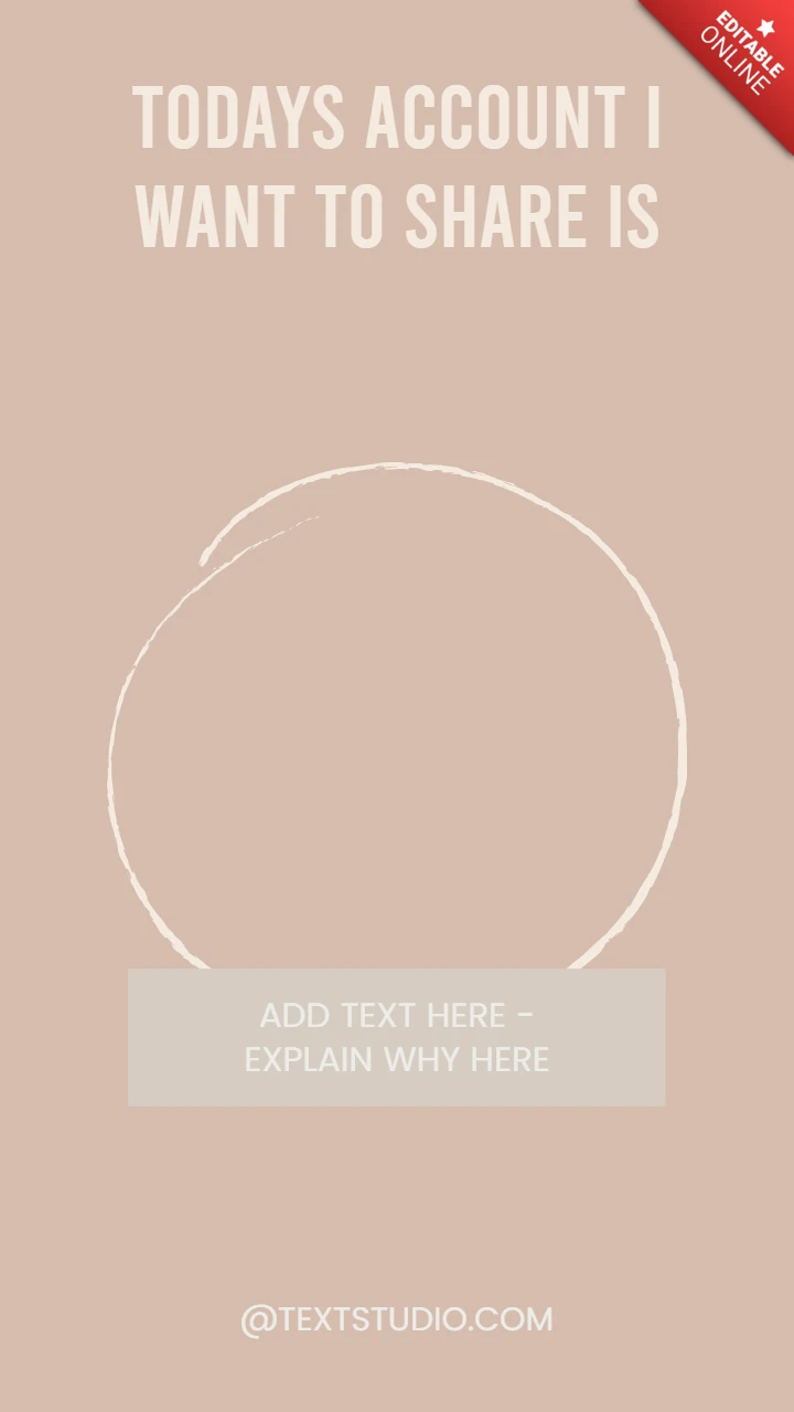 Heben Sie Ihre Lieblingskonten mit dieser minimalistischen Instagram-Story-Vorlage hervor