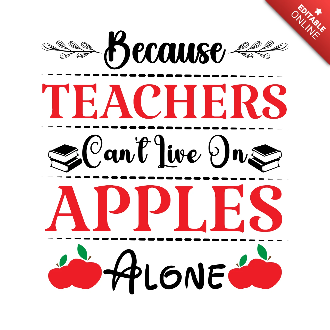 Teachers Day T-Shirt Design Template