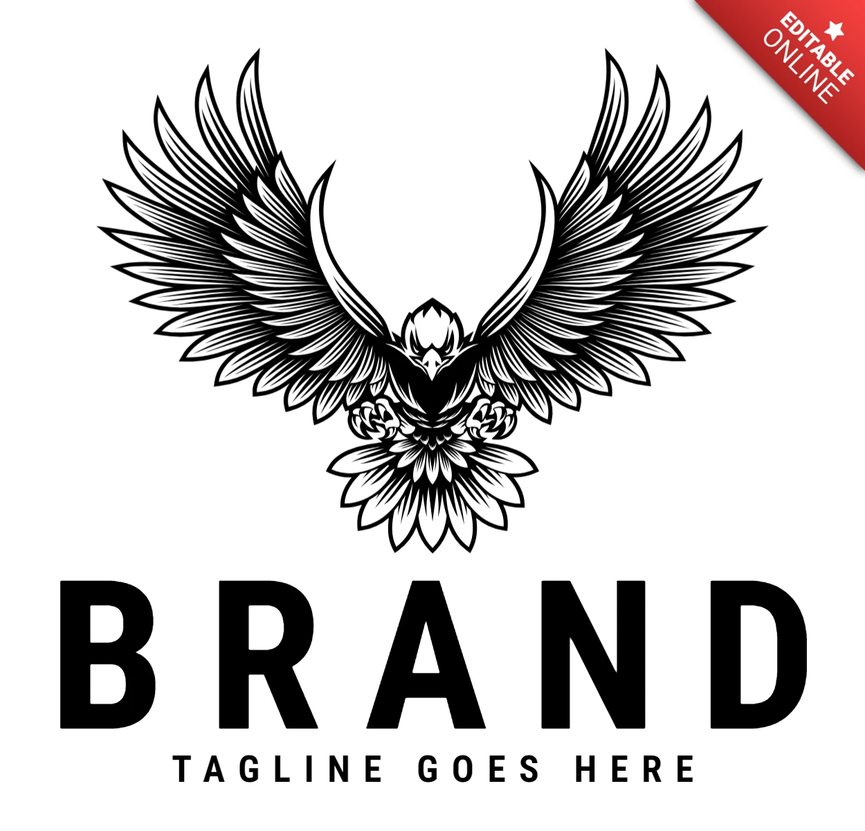 Eagle logo design Vorlage