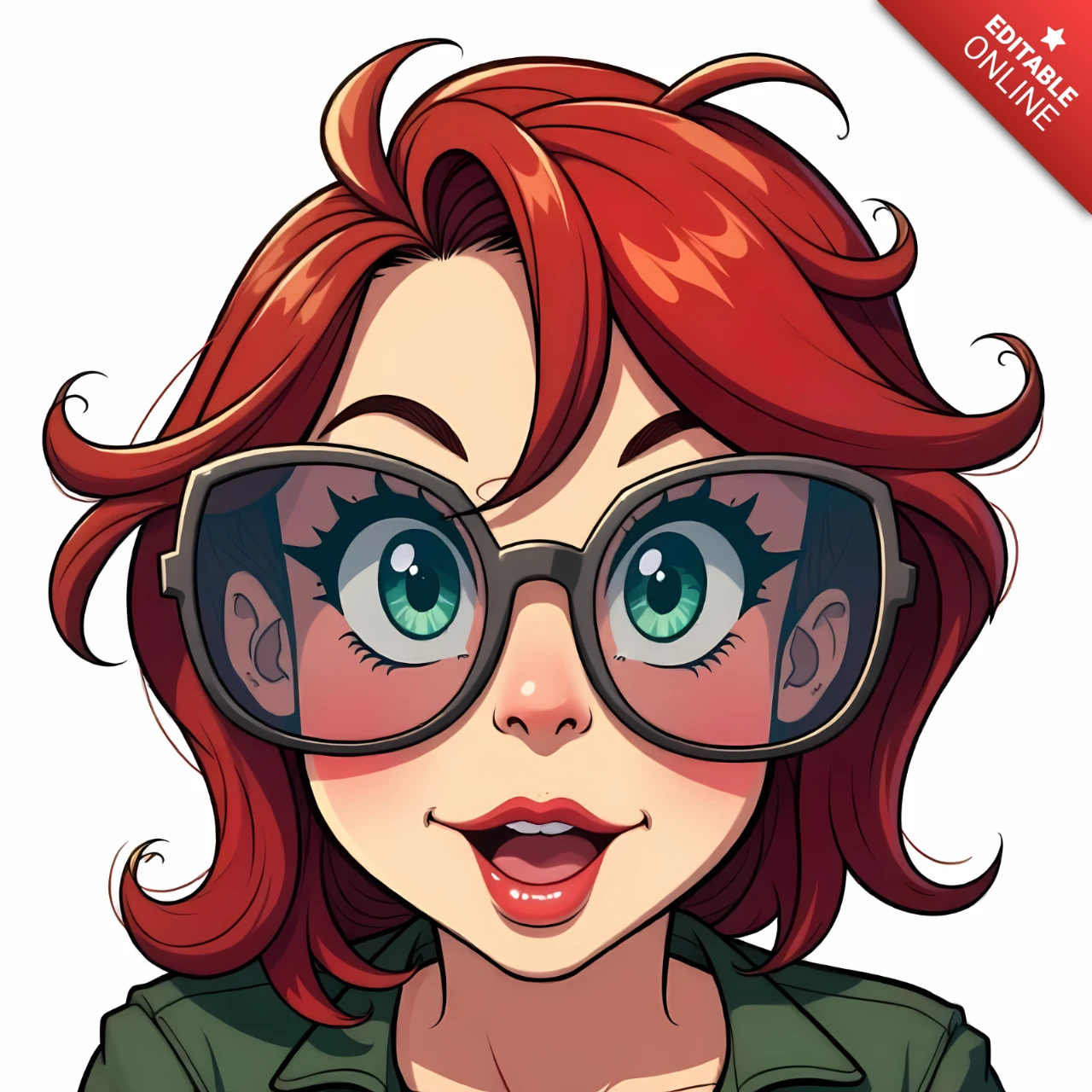 Editable Cartoon Character Design Template for Creative Projects