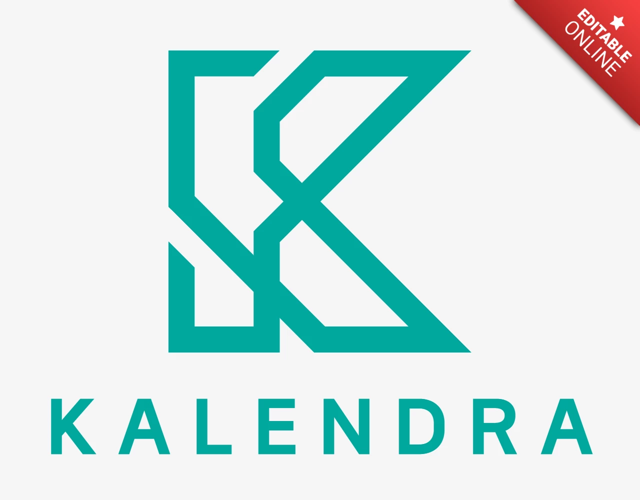 K letter Logo Design Template