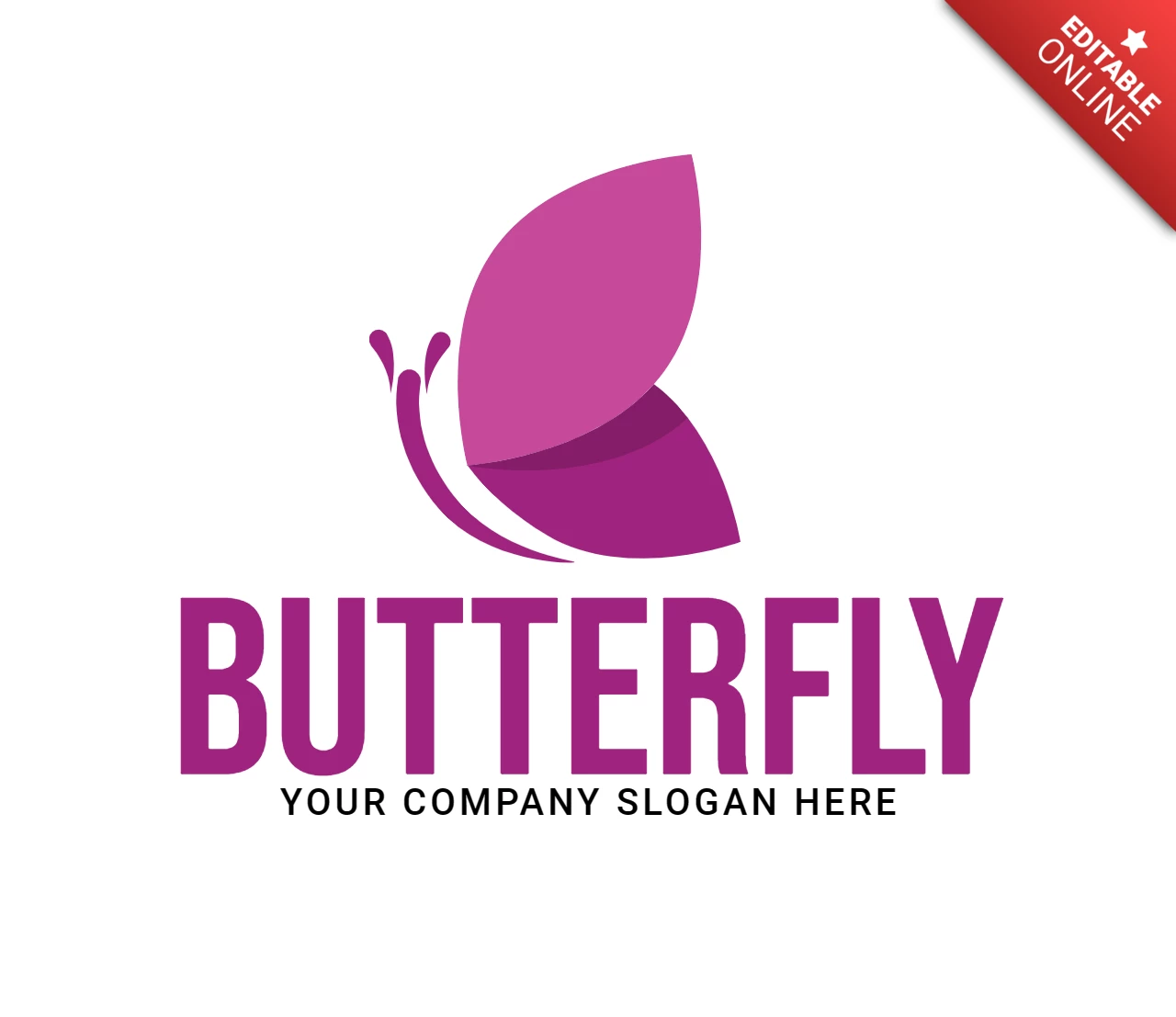 Butterfly Logo Design Template