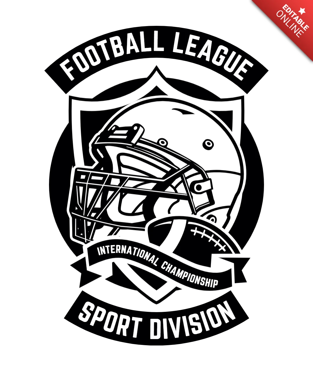 Fußball liga t-shirt design vorlage