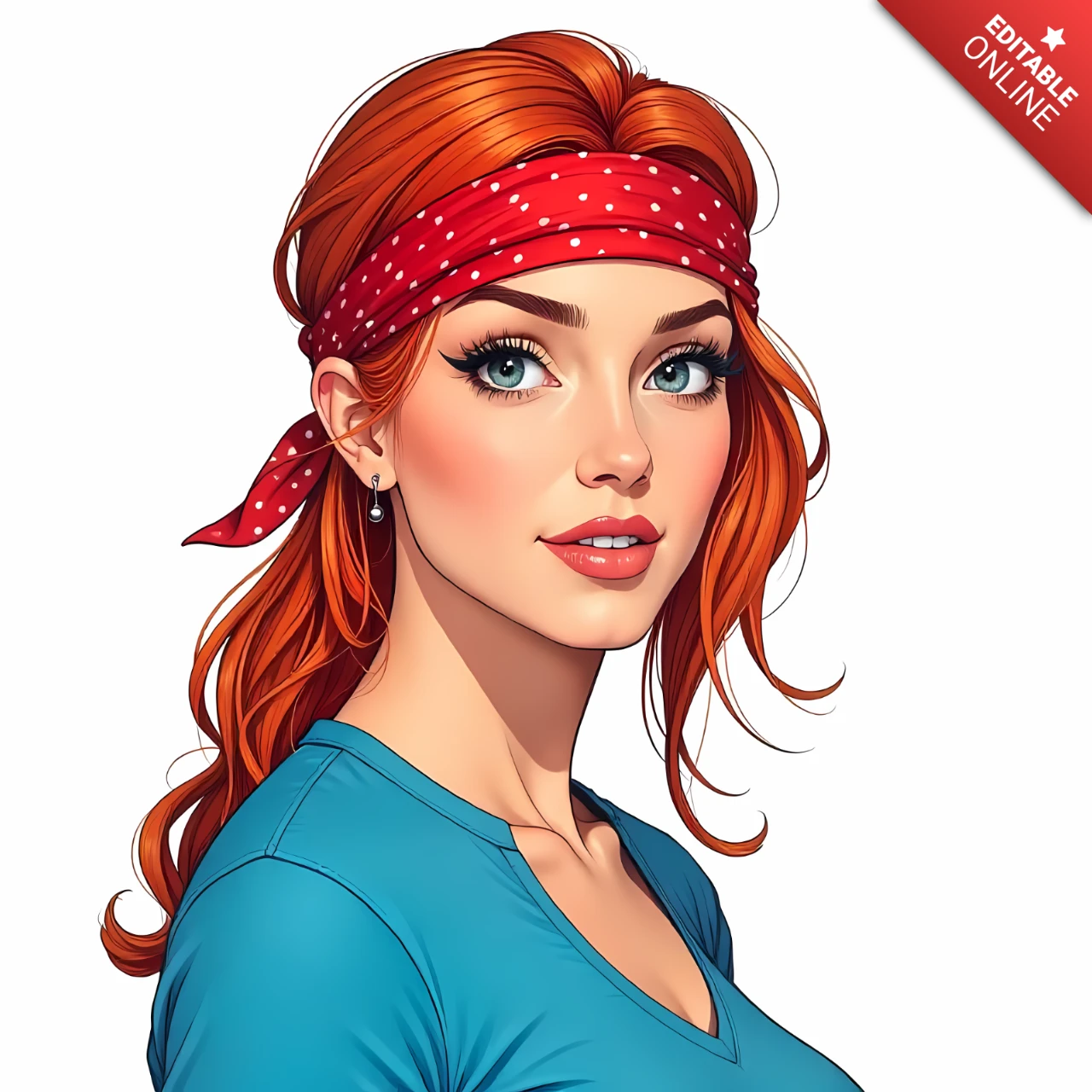 Editable Character Design Template for Creative Projects