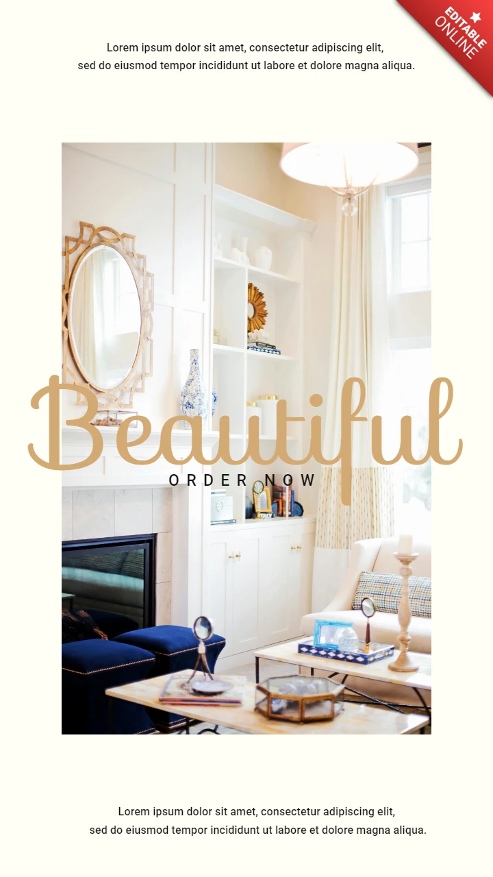 Elegant Minimalist Feminine Social Media Story Post Design