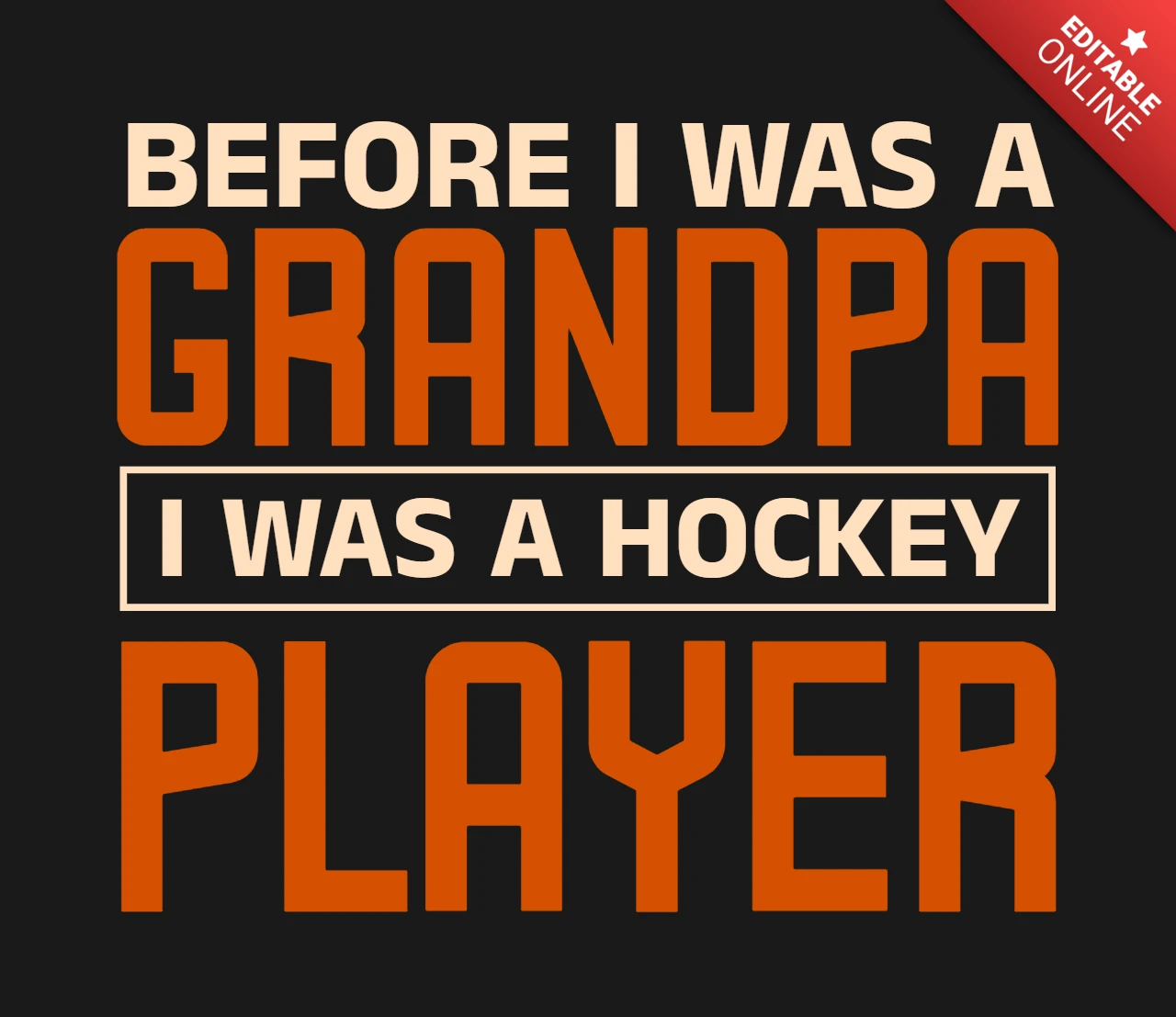 Bevor ich ein großvater war, war ich ein eishockeyspieler t-shirt design vorlage