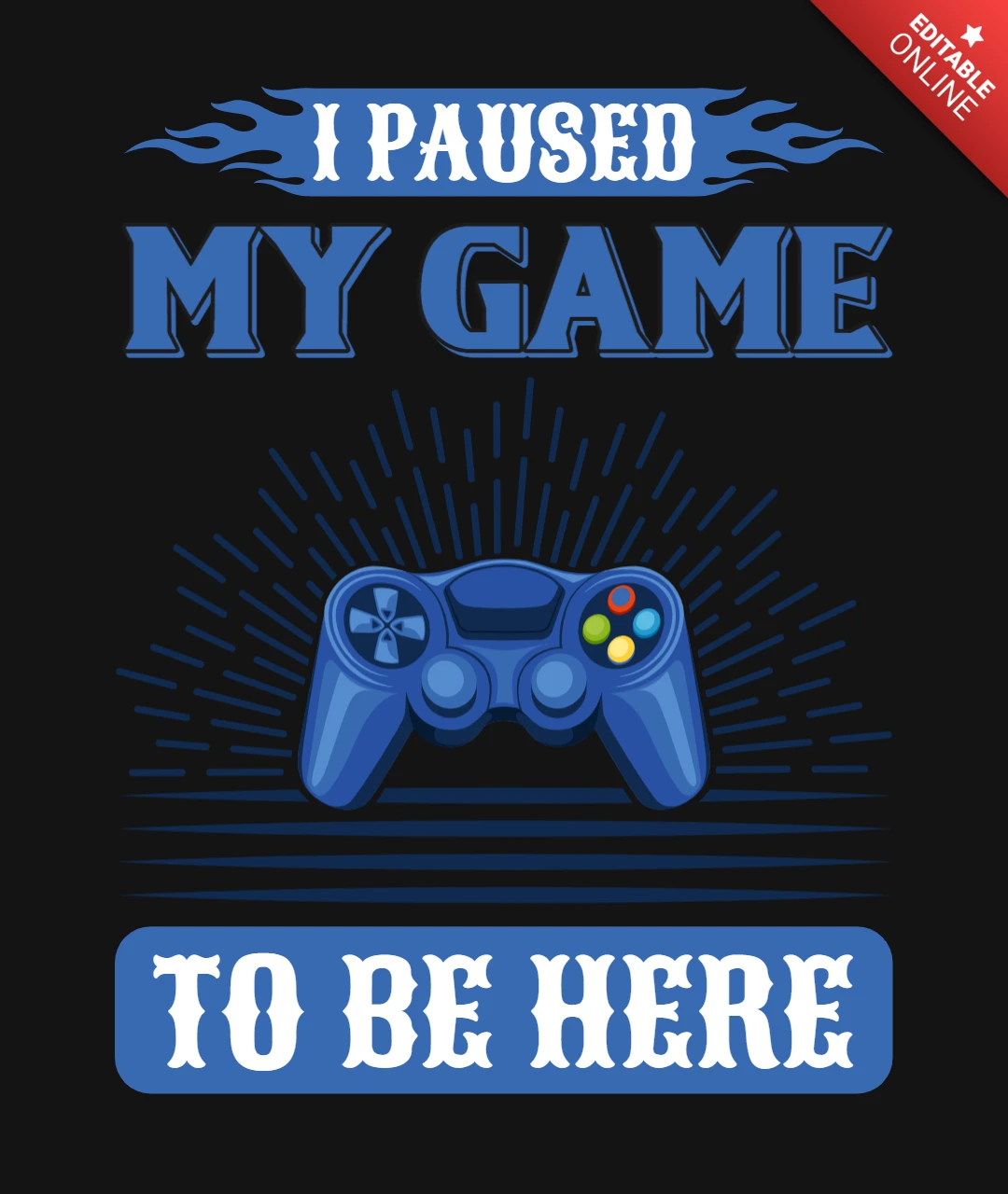 J'ai interrompu mon jeu pour être ici modèle de t-shirt gaming