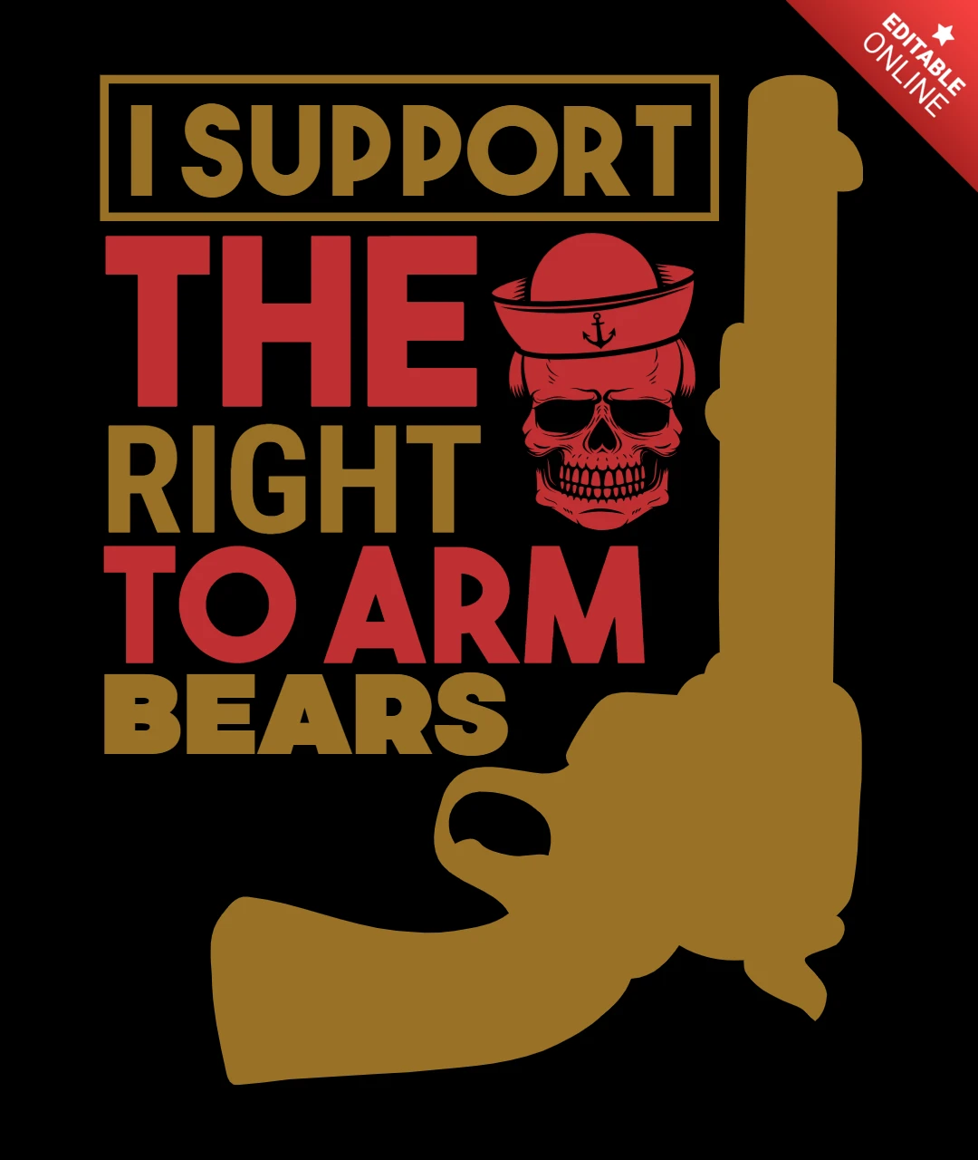 Je soutiens le droit à l'armement des ours, c'est une citation d'amoureux des armes à feu