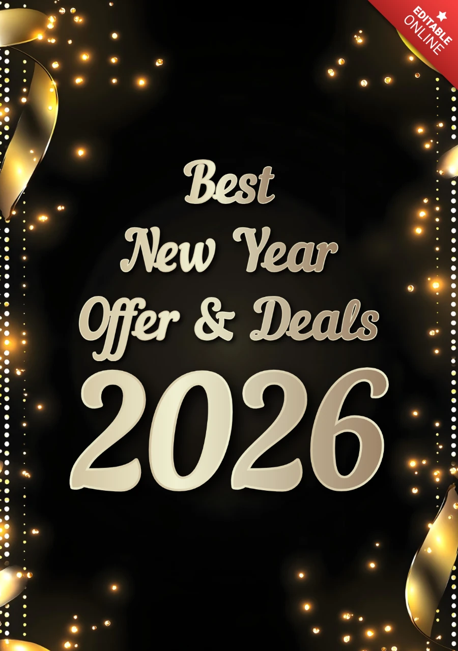 Best New Year Offer and Deals 2026 Design Template