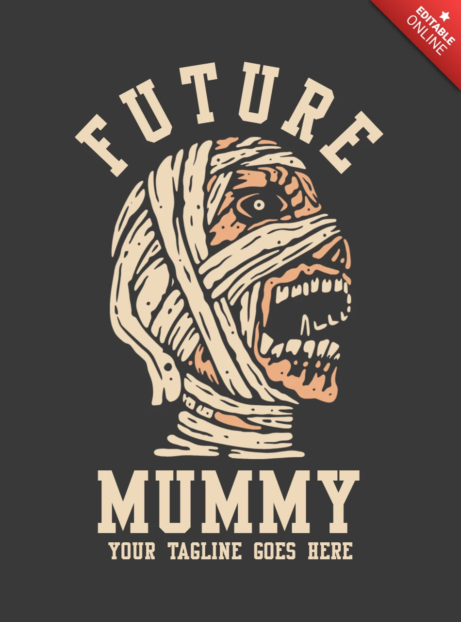 Modèle de conception de t-shirt future maman