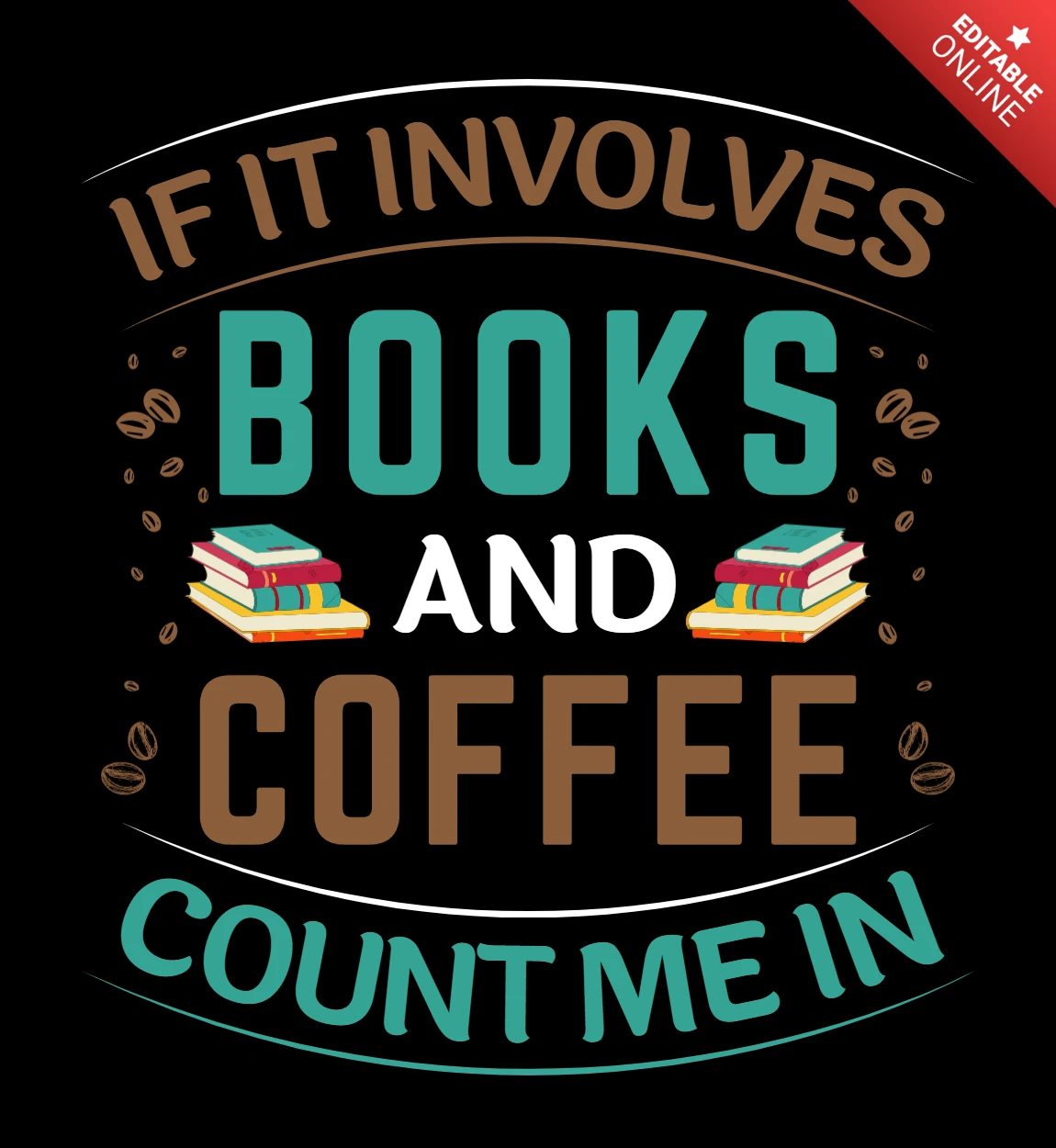 Se c'entrano libri e caffè, mi occupo di design di magliette