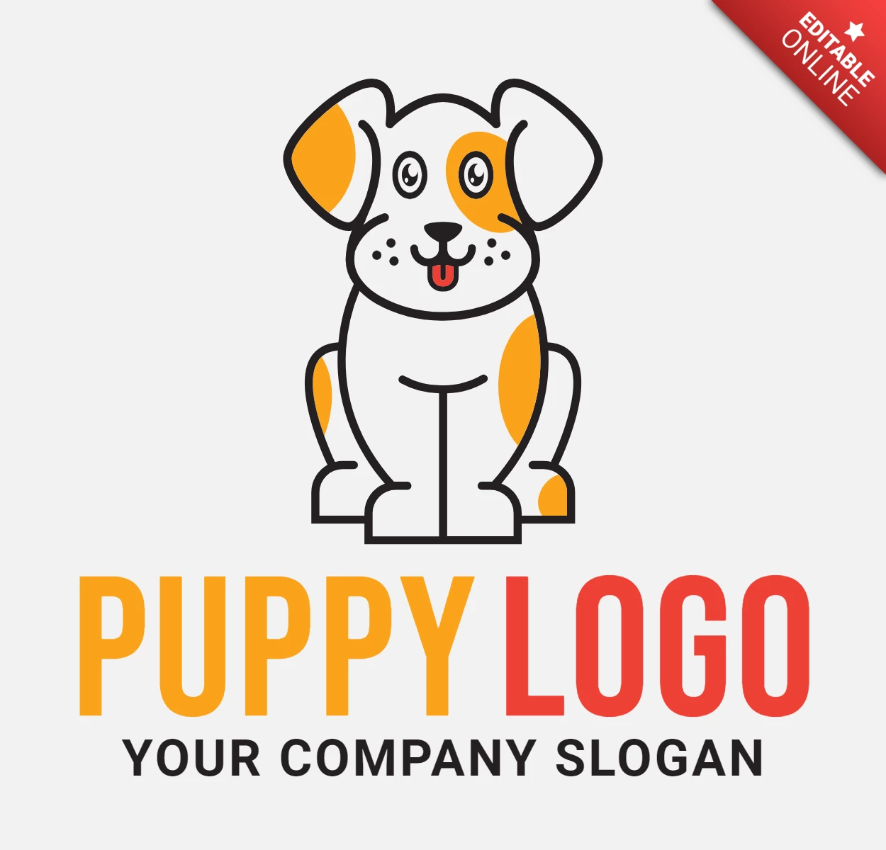 Puppy Logo Design Template