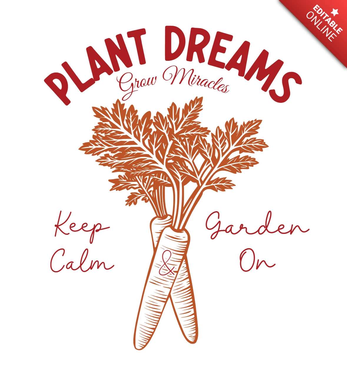 Planta sueños, cuida el jardín, mantén la calma y sigue jardineando, diseño de camiseta para amantes de la naturaleza.