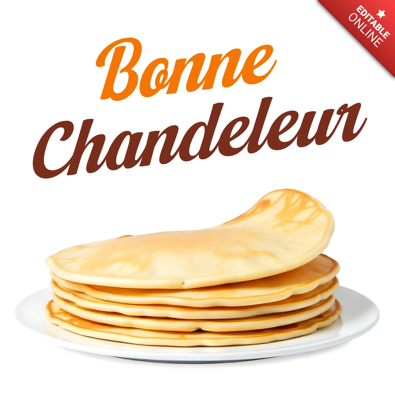 シャンデレールのお祝いにおいしいパンケーキのレシピ - bonne chandeleur！