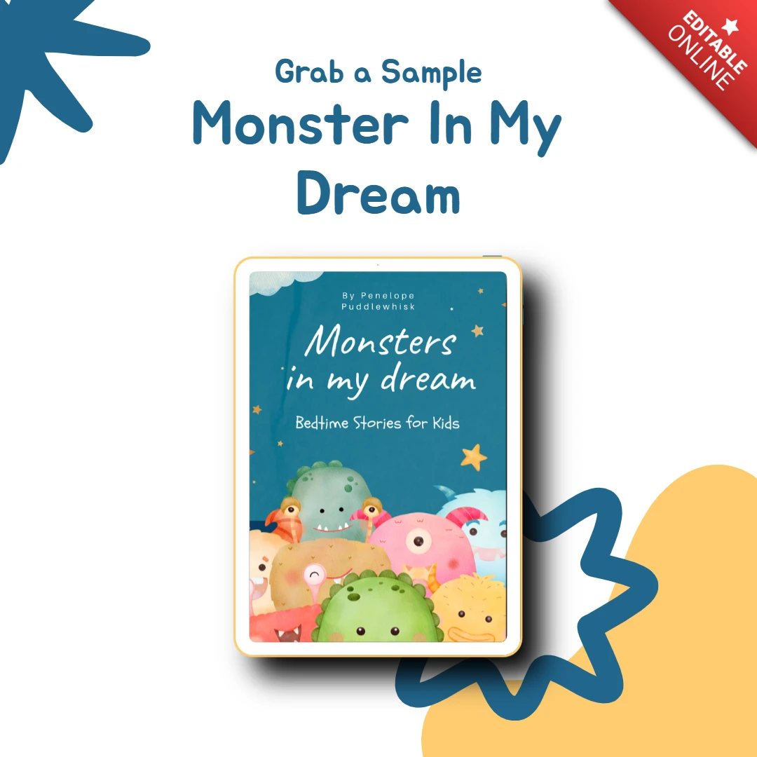 Monstruos en mi sueño cuentos infantiles para dormir instagram post desig