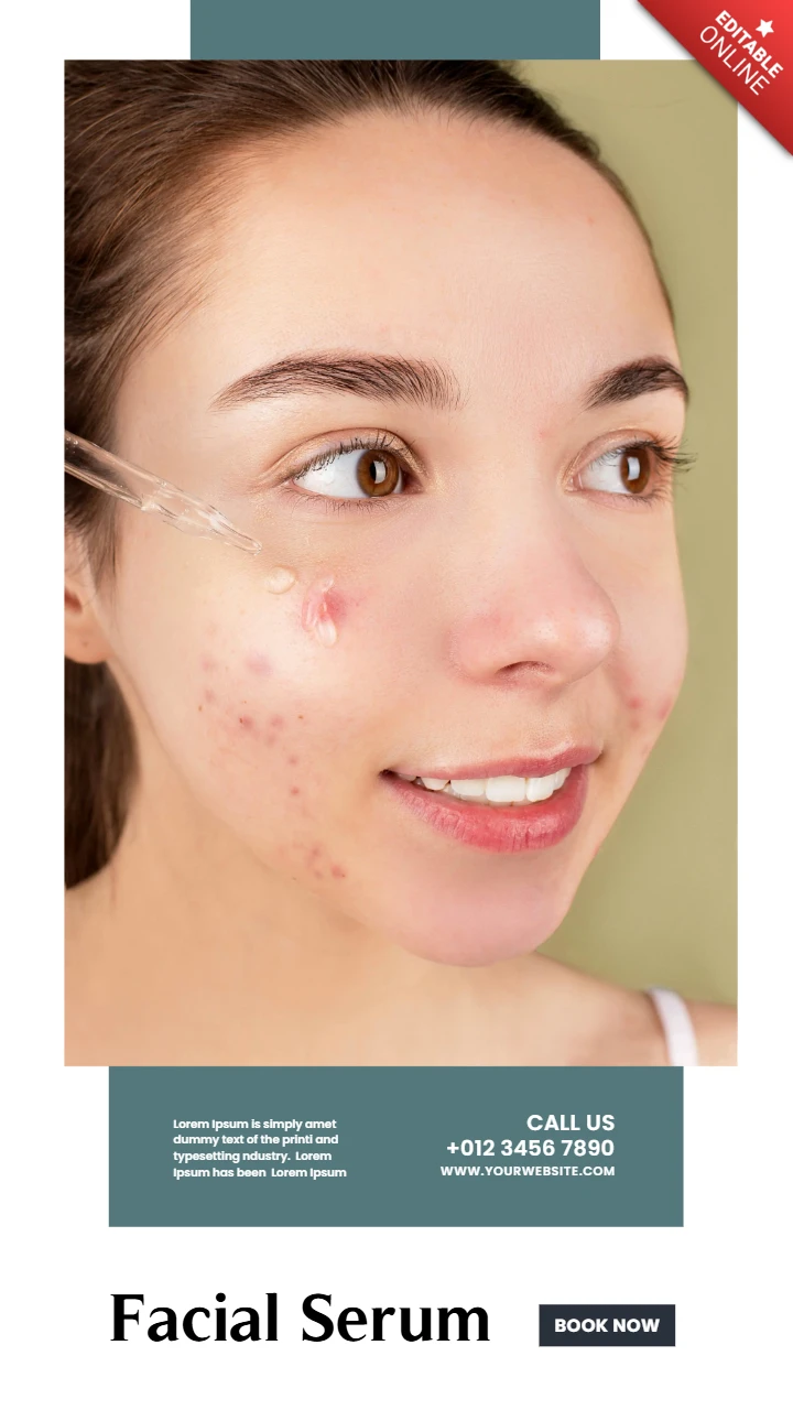 Impactful Spa Center Instagram Story Post Design Template