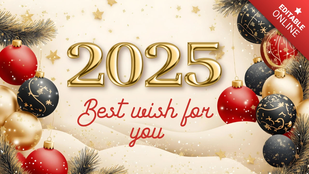 Luxury New Year Celebration Design Template
