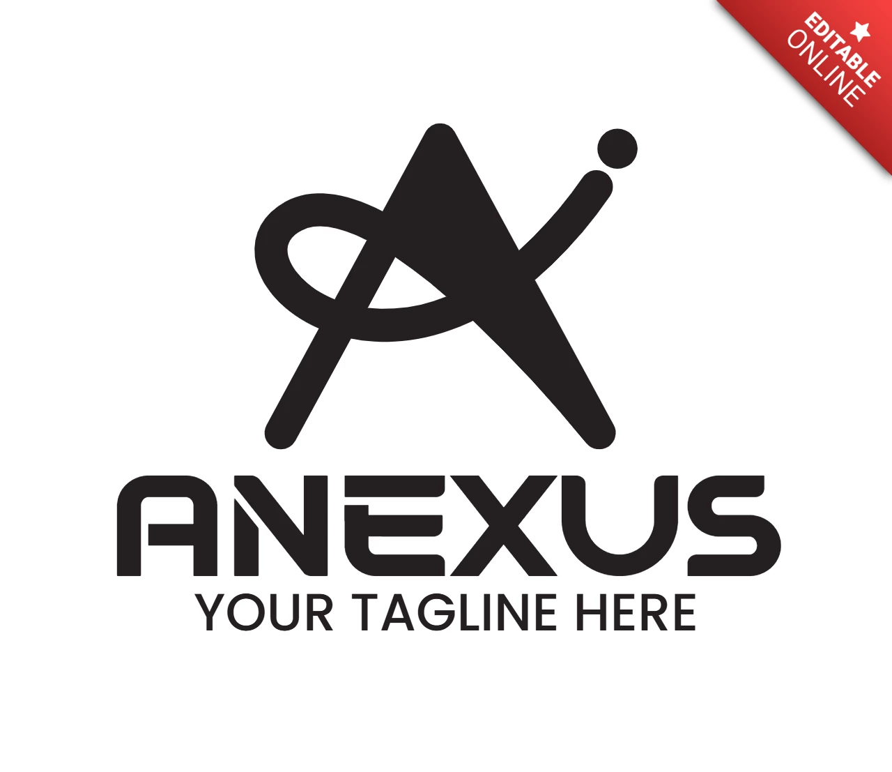 Litera Anexus - nowoczesny, stylowy szablon logo