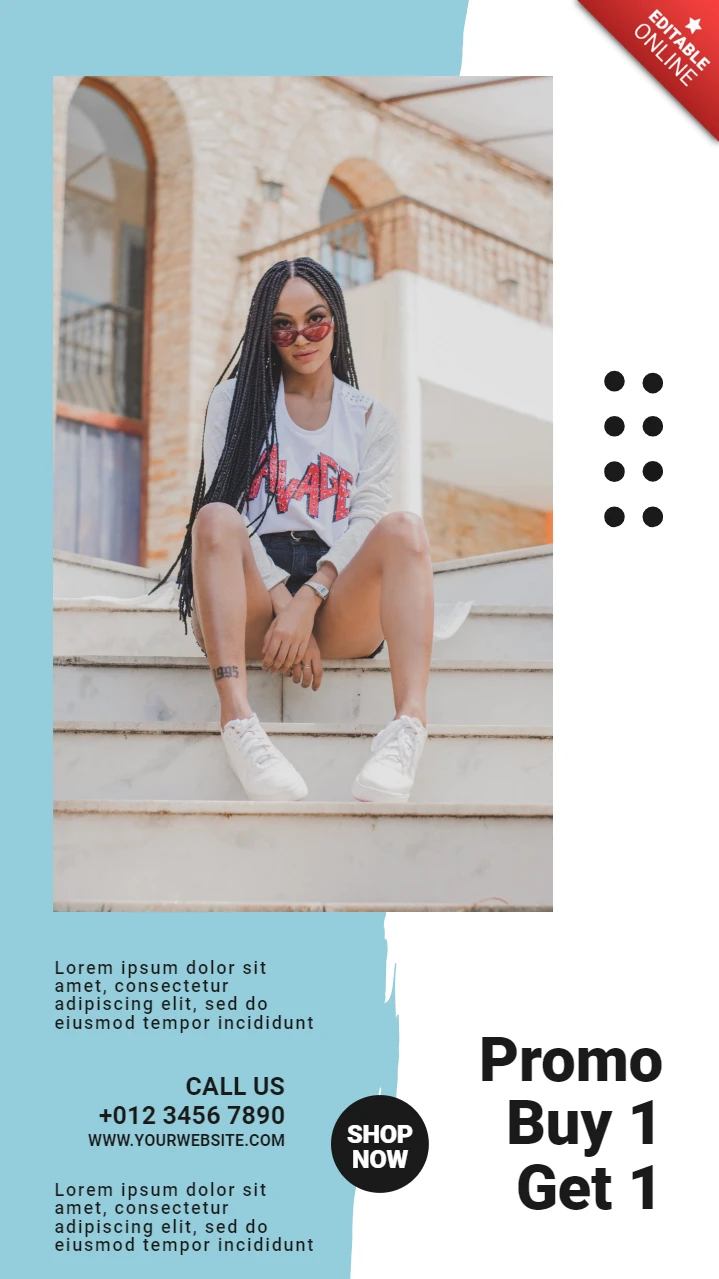 Buy 1 Get 1 Offer Instagram Story Post Design Template