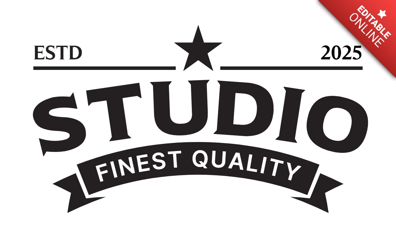 Stüdyo logo tasarım şablonu