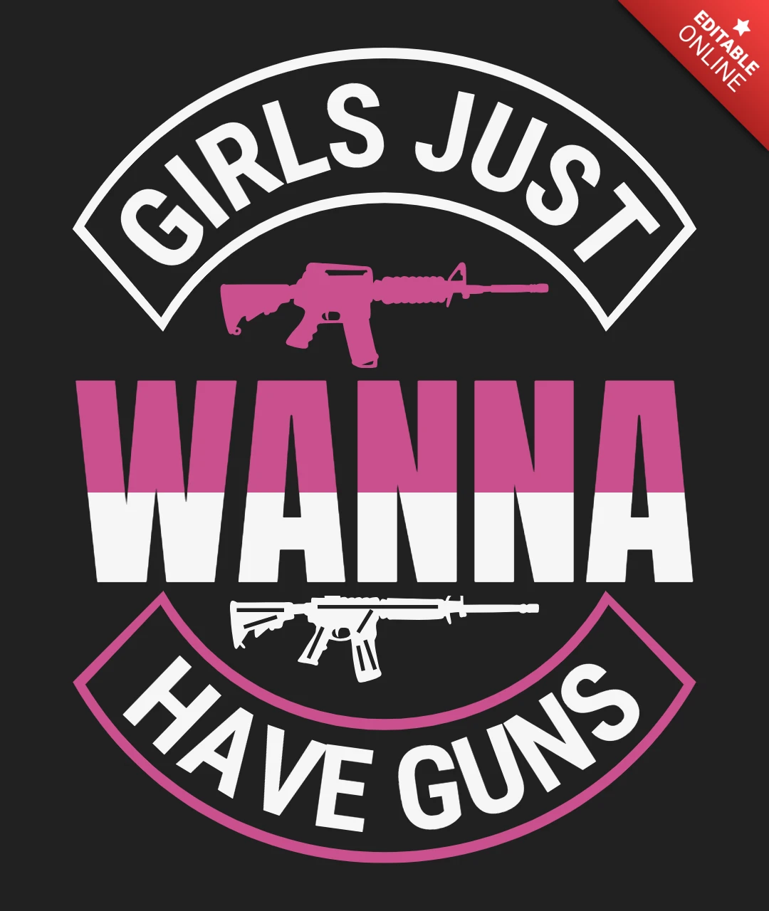 Les filles veulent juste des armes à feu citation de l'arme à feu modèle de t-shirt