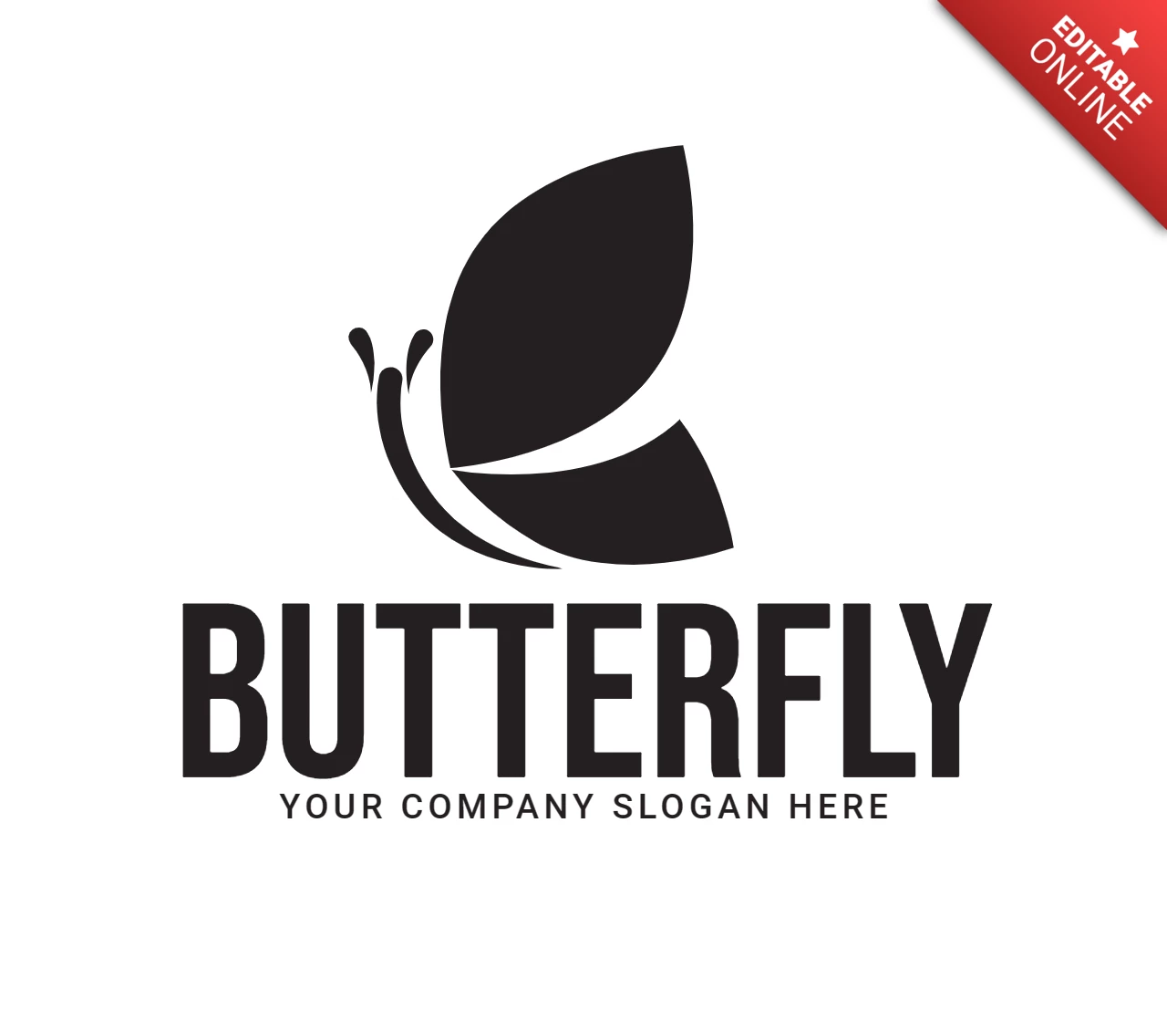 Butterfly Logo Design Template