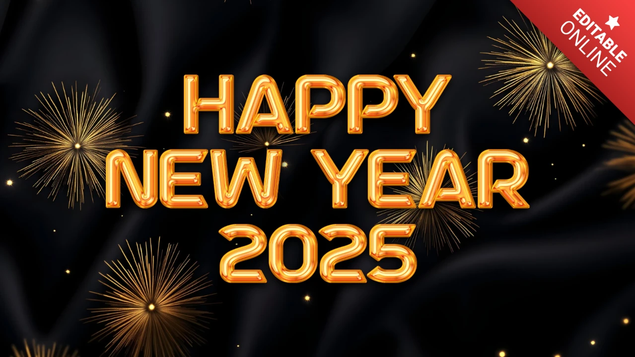 Fond d'écran de la bonne année, modèle de conception d'image