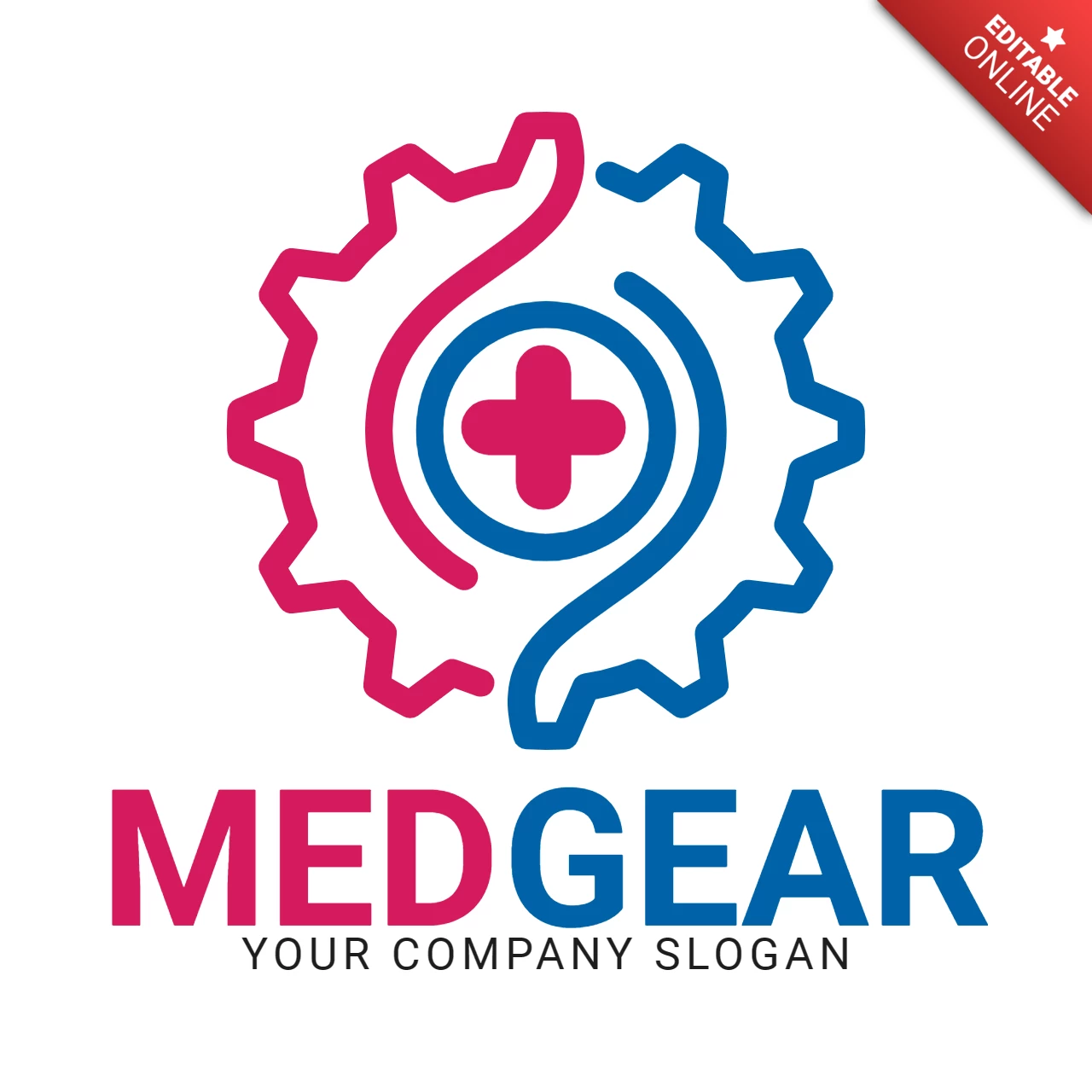 Plantilla de diseño de logotipo de equipo médico