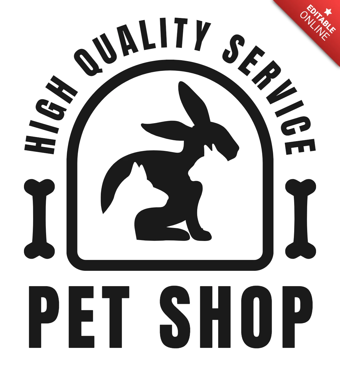 Pet Shop Logo Design Template