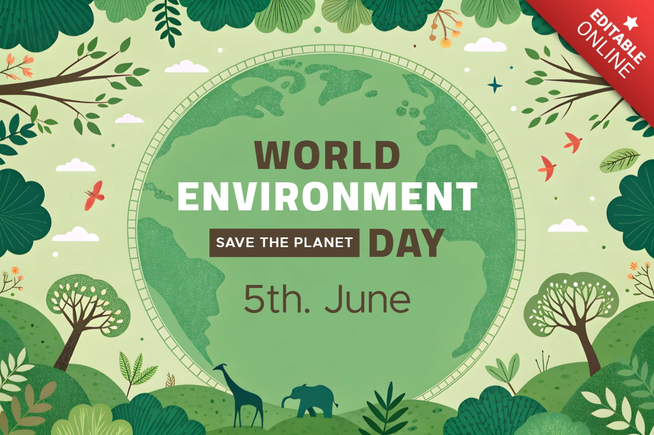 Eco-Friendly Design Template for World Environment Day Celebration