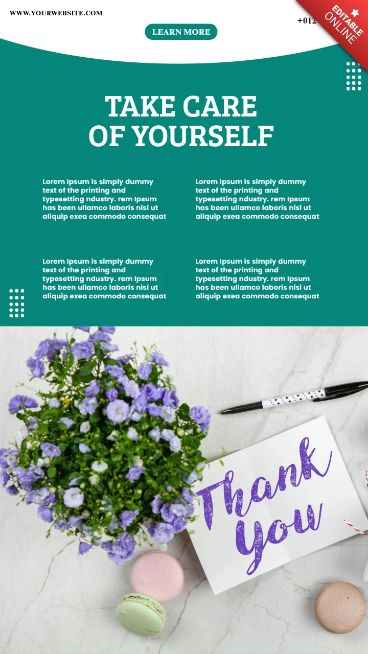 Medizinische werbebroschüre instagram story post design vorlage