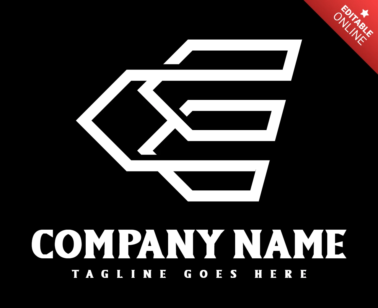 Letter E Company Logo Design Template