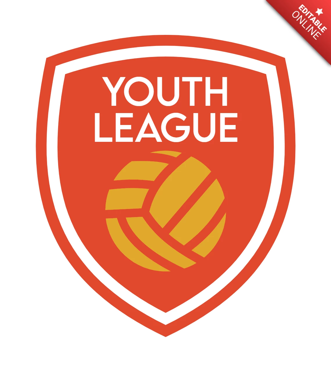 Modello di badge per il campionato giovanile di pallavolo