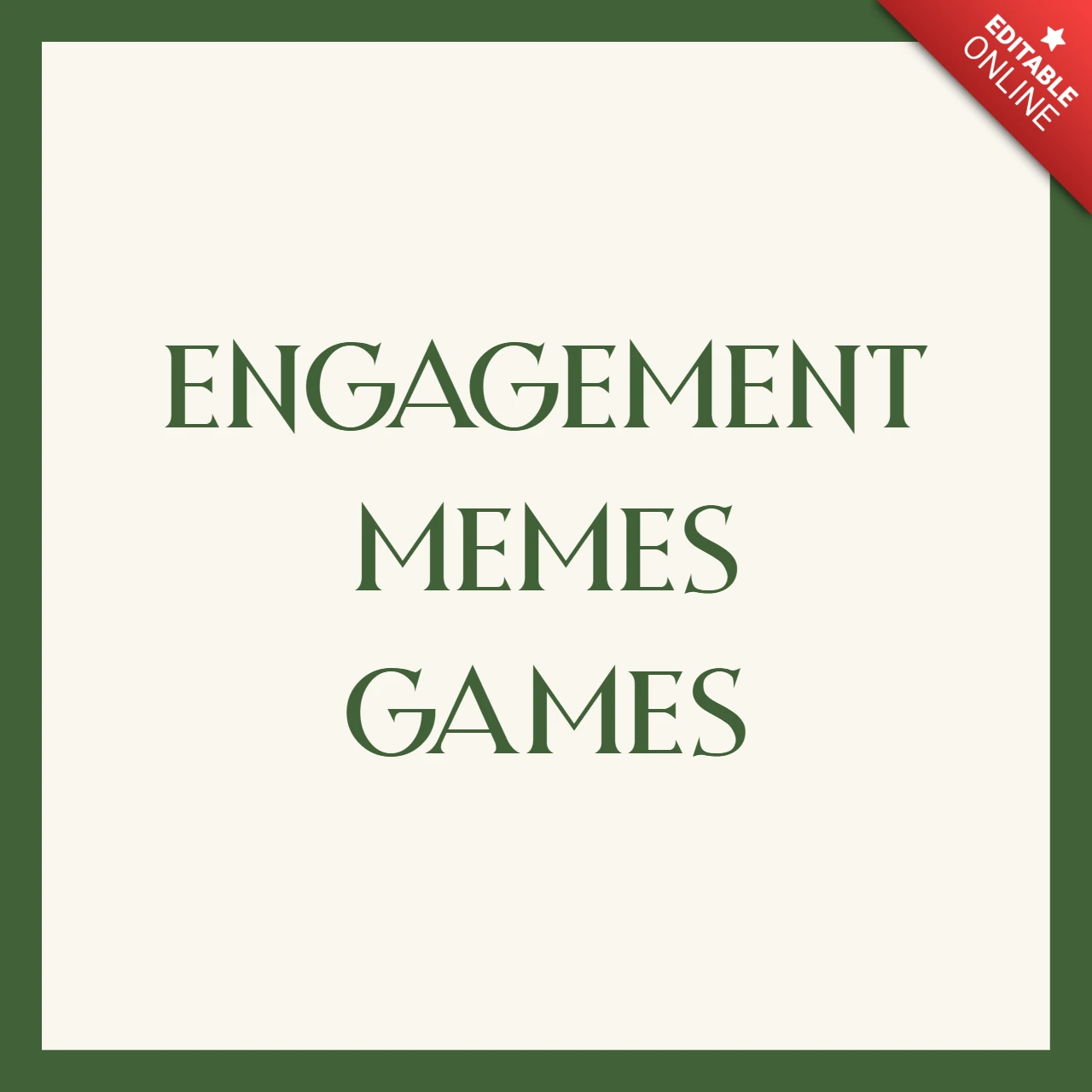 This or That Instagram Post Design Template