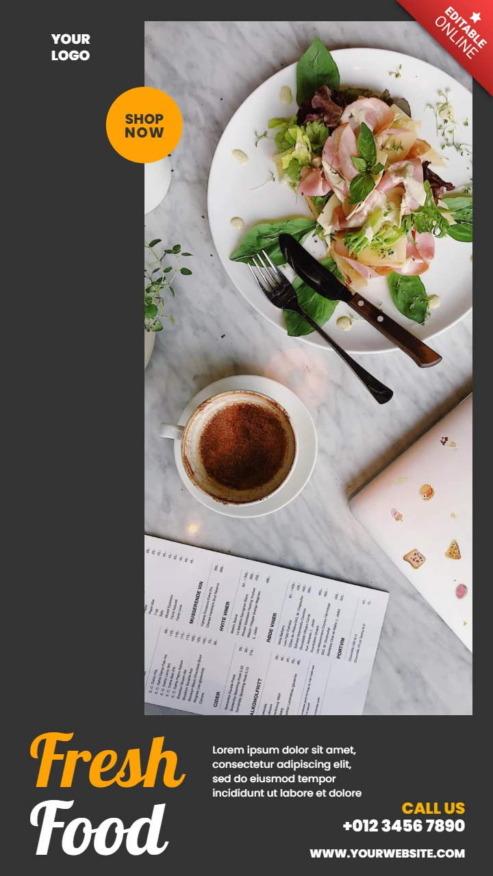 Modèle de conception de publication publicitaire Instagram basique mais efficace