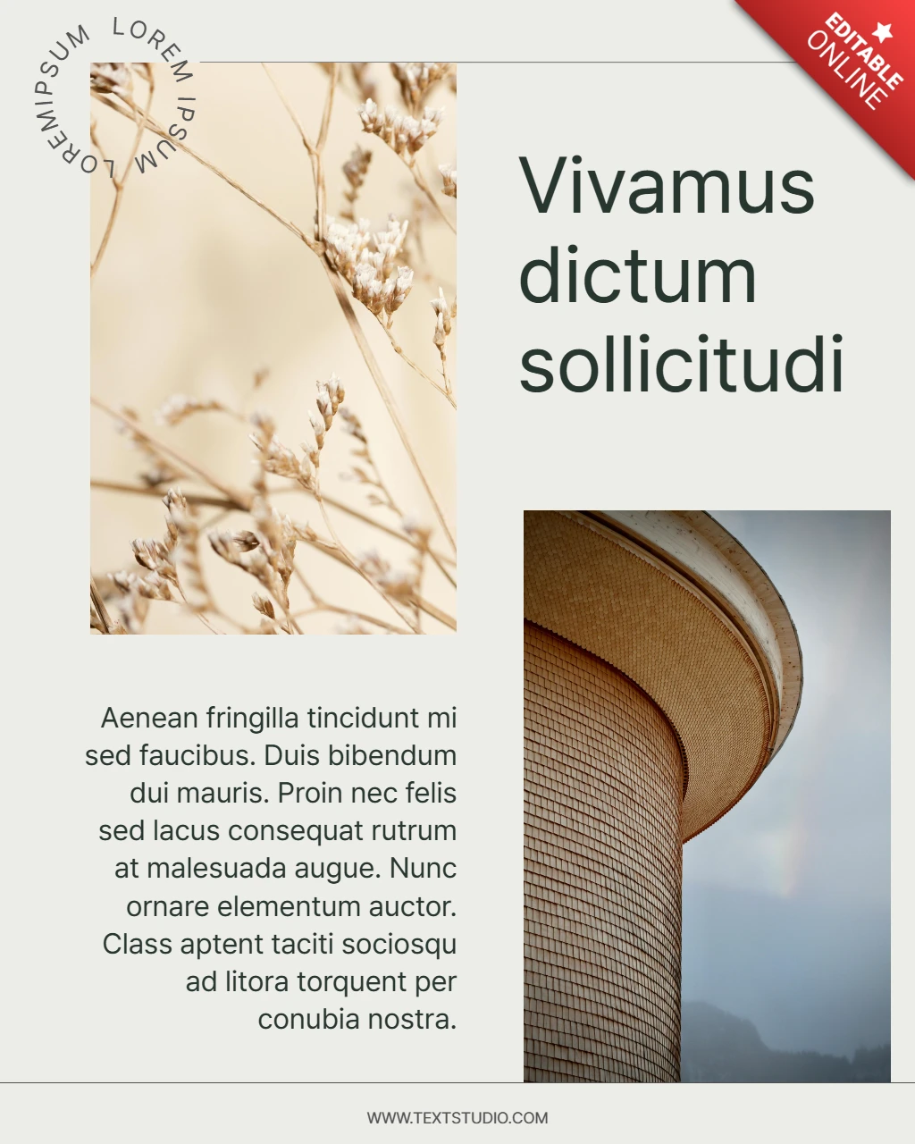 Minimalist Architecture Instagram Post Design Template