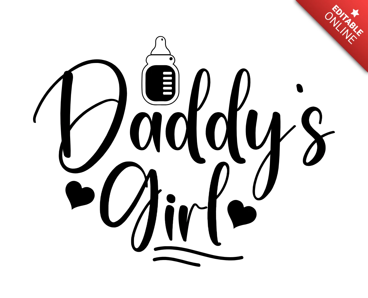 Modelo de design de camiseta para bebê menina do papai