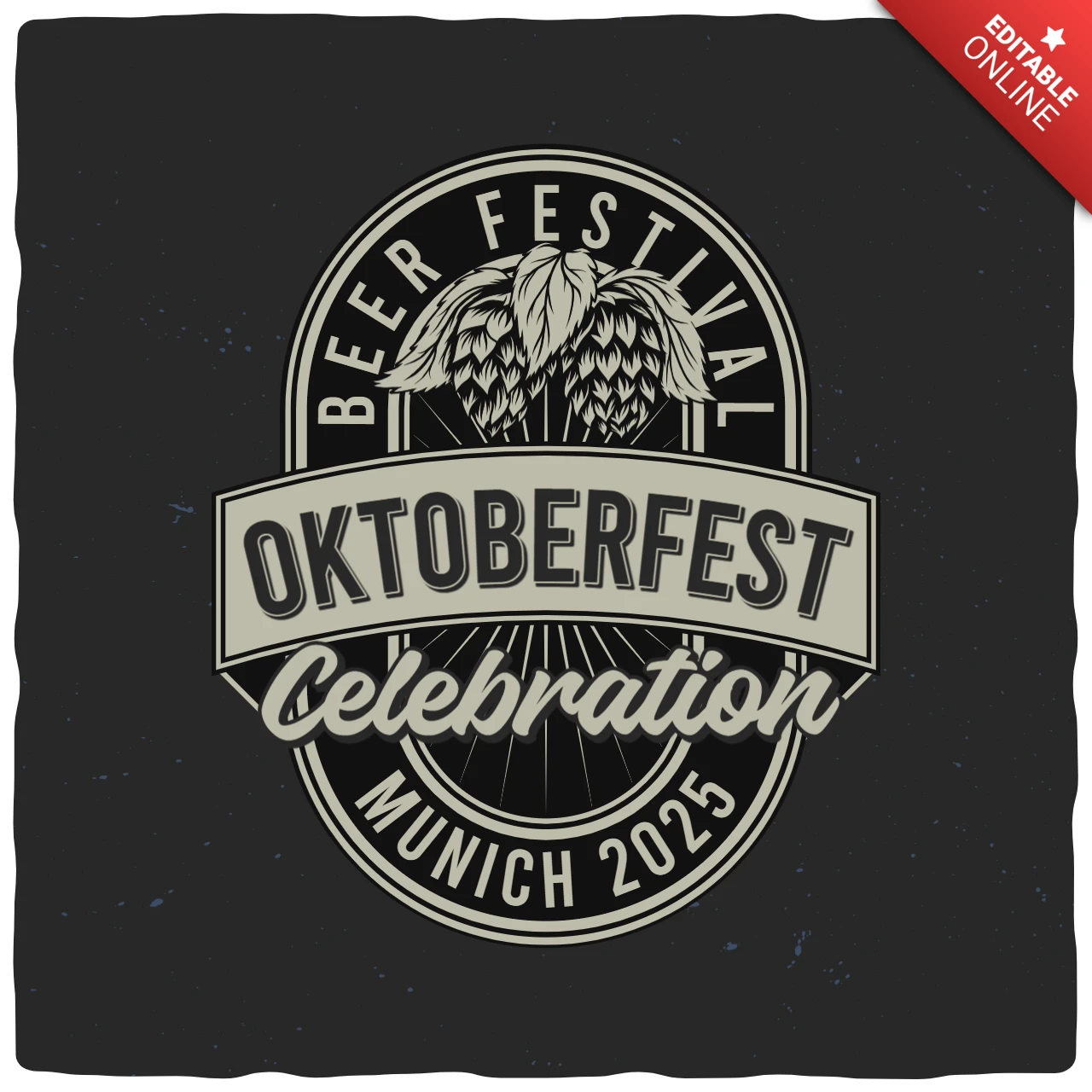 Oktoberfest bierfest retro t-shirt vorlage