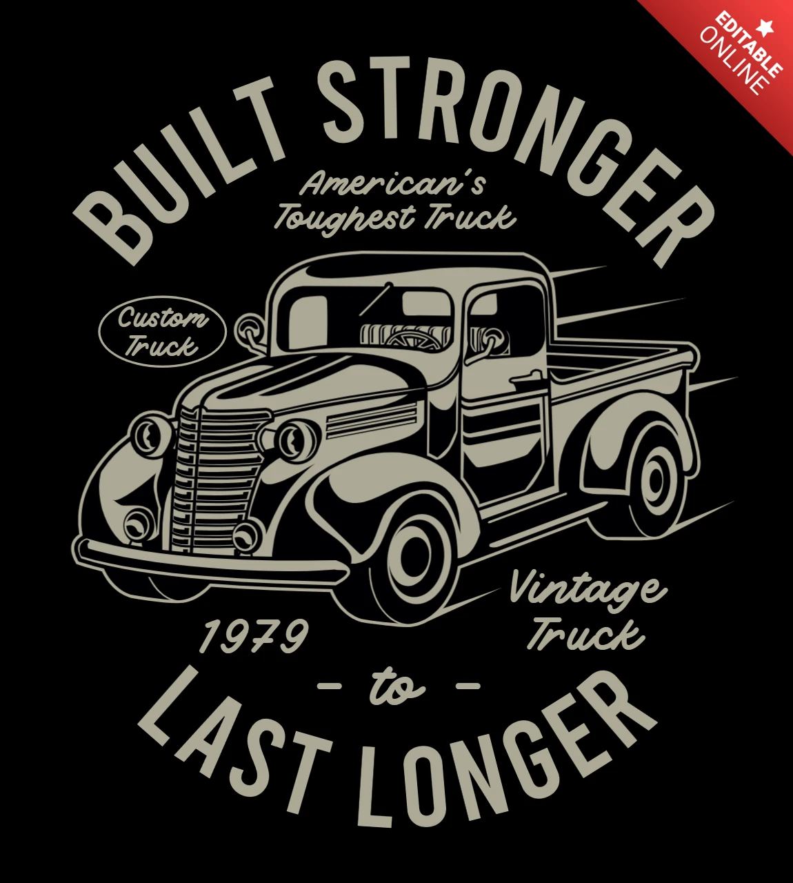 Le camion le plus solide de l'Amérique modèle de t-shirt