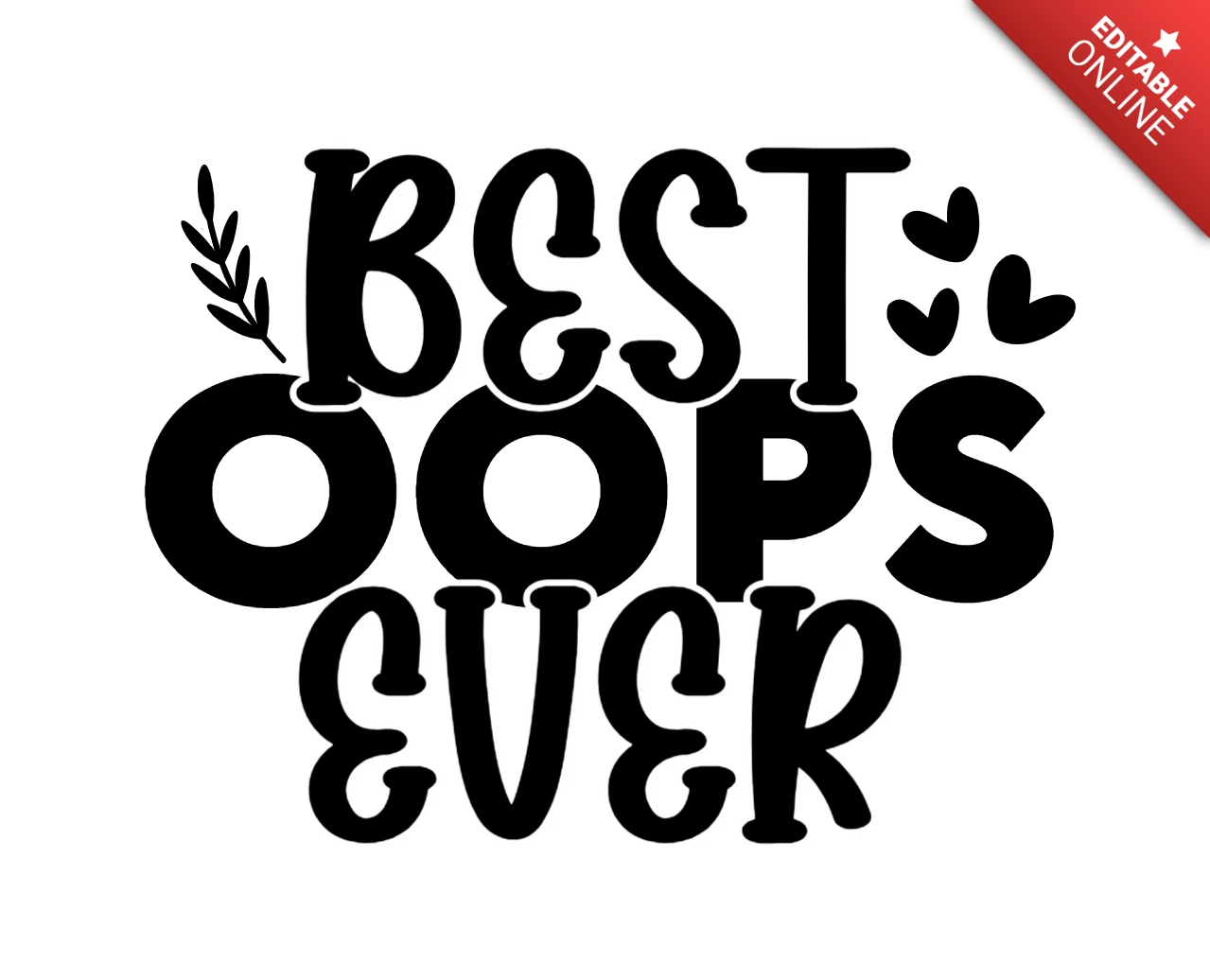 Meilleur modèle de conception de t-shirt pour bébé Oops