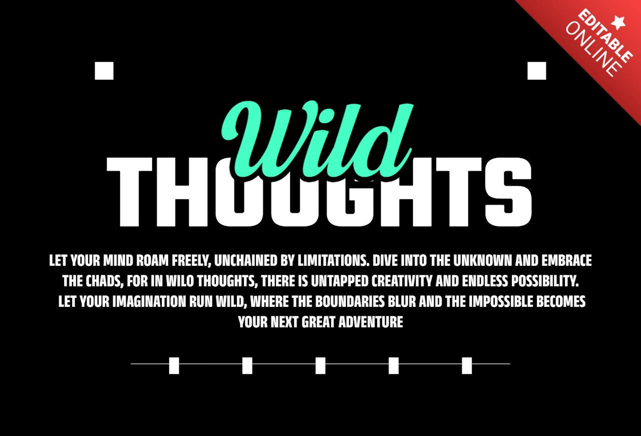 Design del template per t-shirt con tipografia teal e bianca e citazione sull'immaginazione.