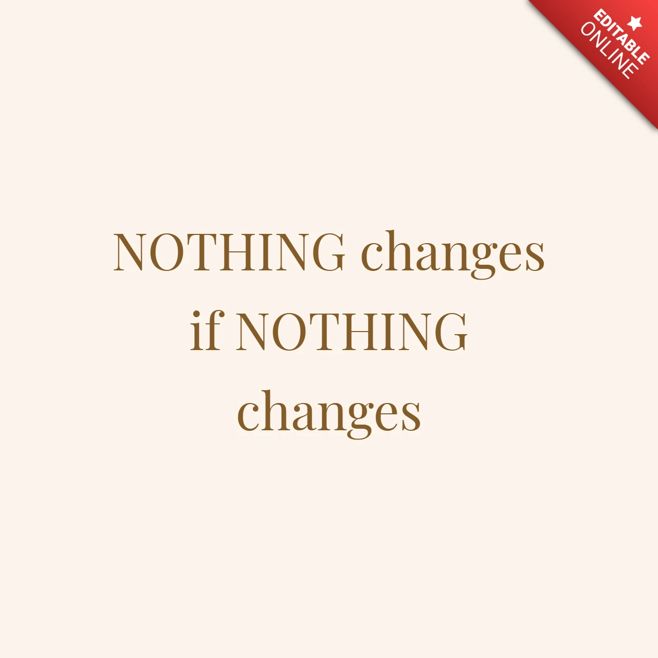 Resilience Motivational Quote Instagram Post Design Template