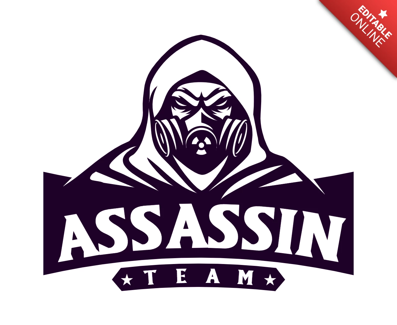 Assassin Logo Design Template