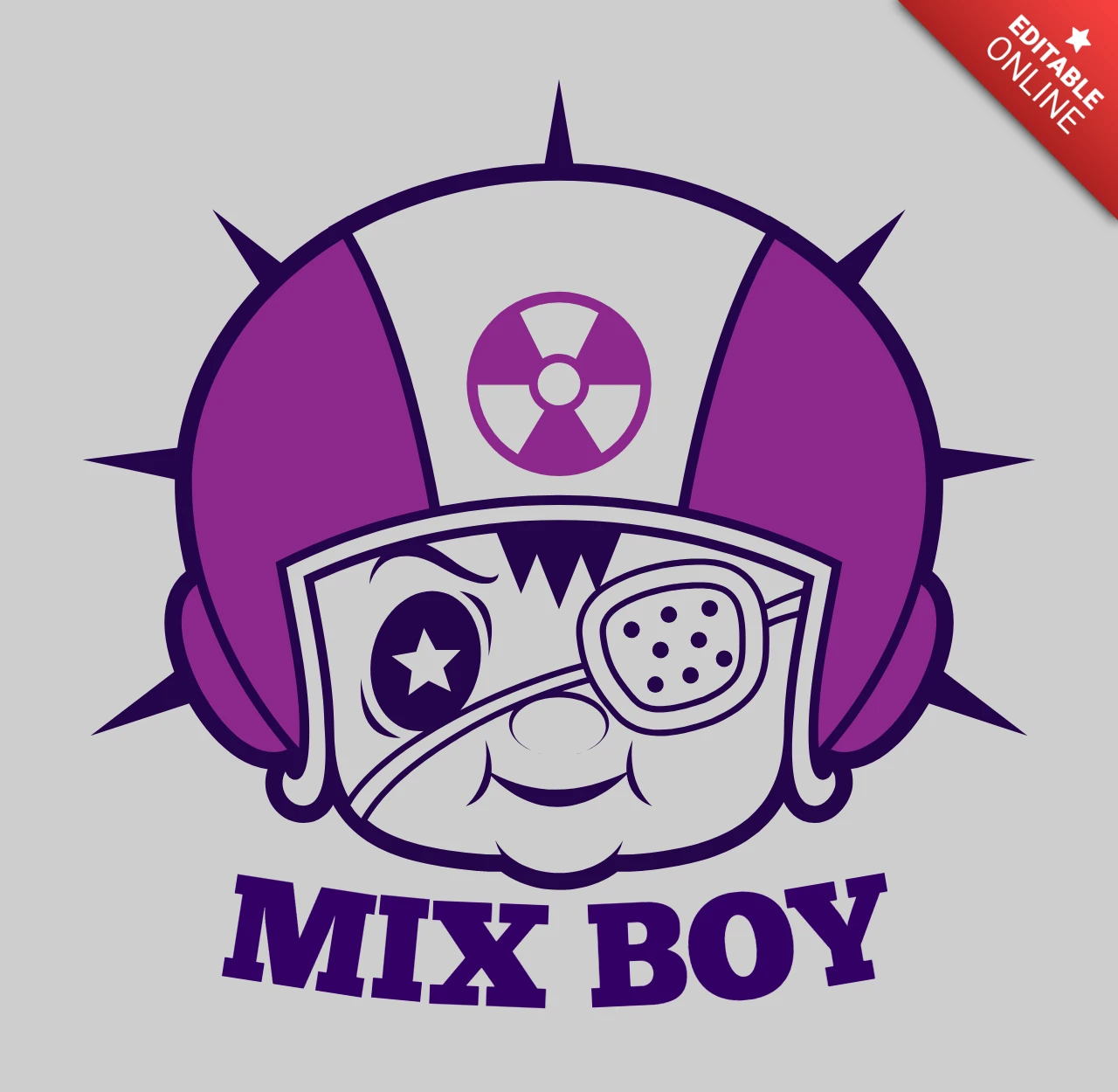 Mix boy tişört tasarım şablonu